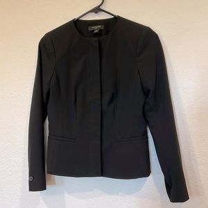 Ann Taylor Collarless Suit Blazer
